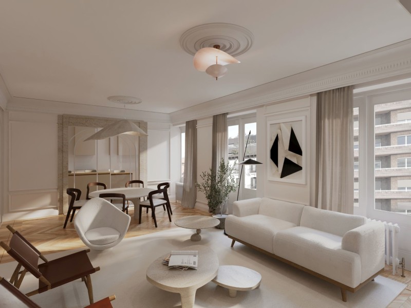 3 bedroom flat / apartment for sale in Centro. Chic Living In Vibrant Justicia / Bilbao